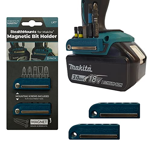 StealthMount Makita magnetischer Bithalter – 2 Stück Bohrer-Organizer | Bithalter für Makita | Makita Bithalter für Bohrer | Makita Bithalter für Schlagschrauber | Makita Bithalter für Schlagschrauber von StealthMounts