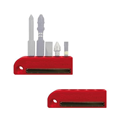 StealthMounts Rot Hilti 22v magnetischer Bit-Halter | Bit Organizer für Bohrer | Idealer Bit-Halter für Hilti 22v-Bohrer und -Schlagschrauber (2er Pack) von StealthMounts