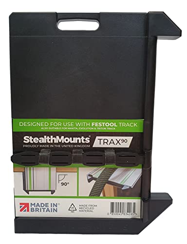 StealthMounts Trax90 Führungsschiene für Festool | 90° Winkelsägeführung für Tauchsägen, Tauchsägen Schienenwinkelstopp, Anschlag für Schienensäge, Präzise Schnitte StealthMounts Trax90 Führungsschiene für Festool | 90° Winkelsägeführung für Tauchsägen, Tauchsägen Schienenwinkelstopp, Anschlag für Schienensäge, Präzise Schnitte von StealthMounts