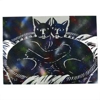 Frans Masereel Katzen Kunst. Luxus, Hohe Qualität, Graviert Und Von Hand Auf Aluminium Lackiert. Gerahmt. Größe Frans Masereel Katzen Kunst. Luxus, Hohe Qualität, Graviert Und Von Hand Auf Aluminium Lackiert. Gerahmt. Größe von SteamEscape