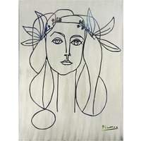 Picasso Linie Zeichnung Wandkunst. Luxus Hohe Qualität Von Hand Graviert Auf Kupfer Aluminium Messing Metall. Gerahmt. 20x30cm 20x16cm Super Geschenk Picasso Linie Zeichnung Wandkunst. Luxus Hohe Qualität Von Hand Graviert Auf Kupfer Aluminium Messing Metall. Gerahmt. 20x30cm 20x16cm Super Geschenk von SteamEscape