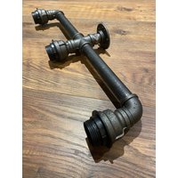 3 X E27 Lampe Deckenleuchte Steampunk Industrie-Stil Rohrlampe Bar Beleuchtung Hausbar von SteamPunkedDecor