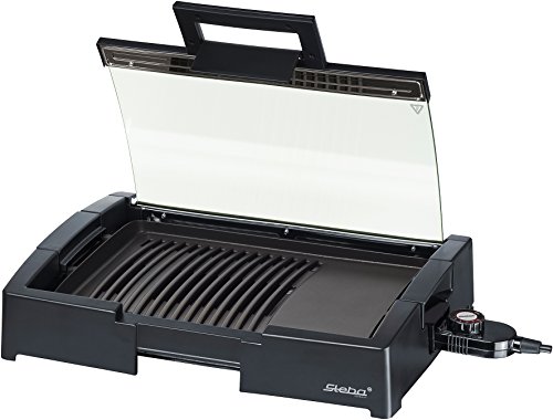 Steba BBQ-Tischgrill, schwarz, 37 x 44,5 x 9 cm, 066200 von Steba