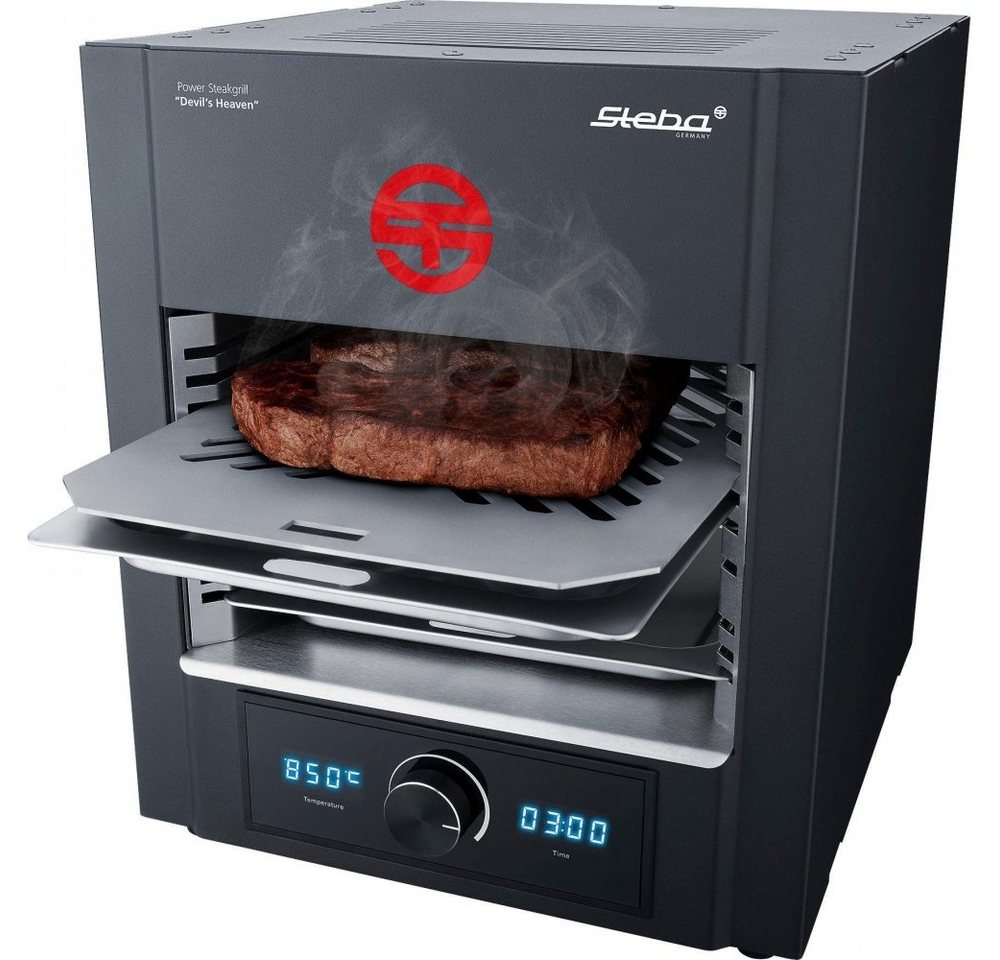 Steba Elektro-Standgrill Power-Steakgrill PS M2000 DEVIL’S HEAVEN - Elektrogrill - schwarz, 2000 W von Steba