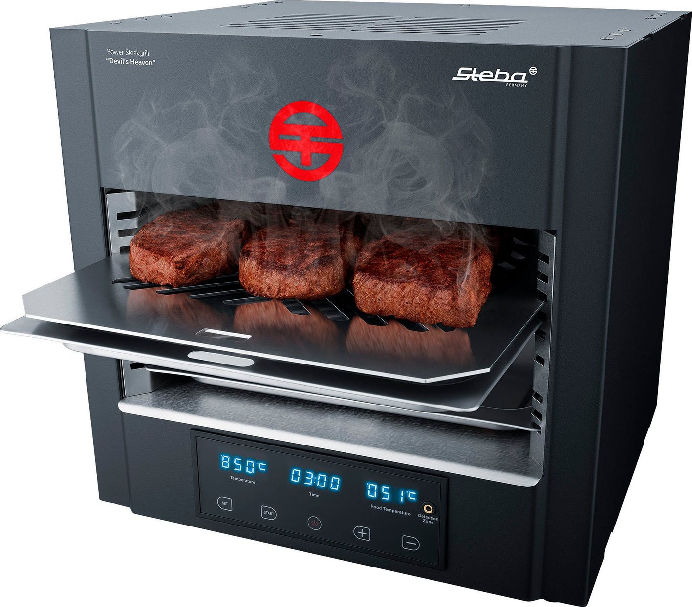 Steba Tischgrill PS E2600 XL DEVIL’S HEAVEN, 2600 W von Steba