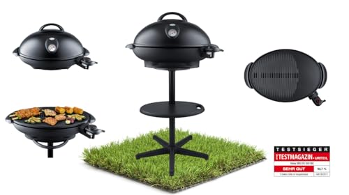 Steba VG 350 BIG Barbecue Säulengrill mit Haube grau von Steba