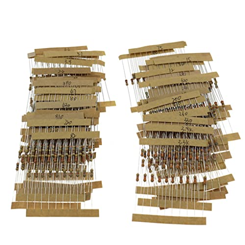 1220 Teile/Set Widerstand Sortiment Leiterplatte 0,33 Ω 4,7 MΩ Widerstände Verschiedene DIY Komponenten Kit Zubehör von Stebela