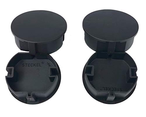 Steckel 4x Steckel schwarz Steckdosenabdeckung, Staubschutzhülle, Steckdosenabdeckung für Steckdosenleisten, Kabeltrommel Steckel 4x Steckel schwarz Steckdosenabdeckung, Staubschutzhülle, Steckdosenabdeckung für Steckdosenleisten, Kabeltrommel von Steckel