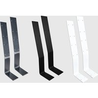 Rückenlehnenhalter Bierbank Sitzbank Halterung Rückenlehne Stahl Industrie Stütze von SteelDesign24