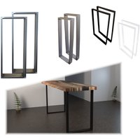 Stehtisch R4 Tischgestell Gestell Tischbeine Esstischbeine Küchentischbeine Stahl Metall Eisen in Industrie, Schwarz Oder Weiß von SteelDesign24