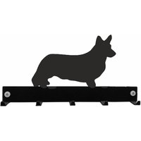 Corgis Cardigan Haken Mantel/Schlüssel Aufhänger - Schwarze Metall Wand Montiert Kleiderhaken Blei Rack von SteelImagesUK