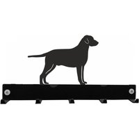 Curly Coated Retriever Schlüsselhaken Mantel/Schlüssel Aufhänger - Schwarze Wandgarderobe Aus Metall Bleihakenleiste von SteelImagesUK