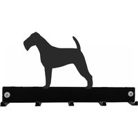 Irish Terrier Mantel/Schlüssel Aufhänger - Schwarze Metall Wand Kleiderhaken Blei Haken Rack von SteelImagesUK
