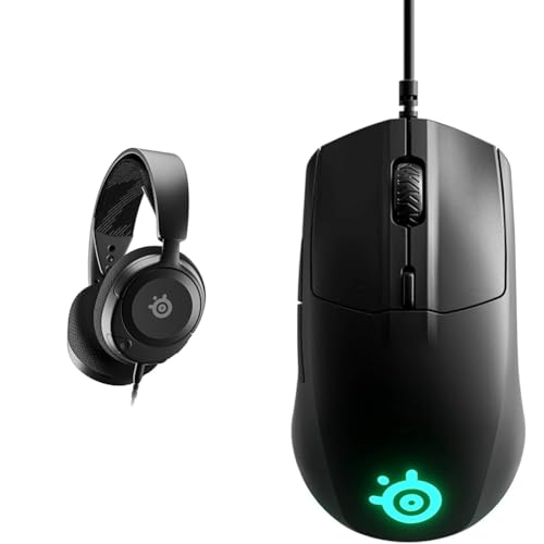 SteelSeries Arctis Nova 1 - Multi-System Gaming-Headset – Hi-Fi-Treiber & USB Rival 3 Gaming-Maus, optischer TrueMove Core-Sensor von SteelSeries