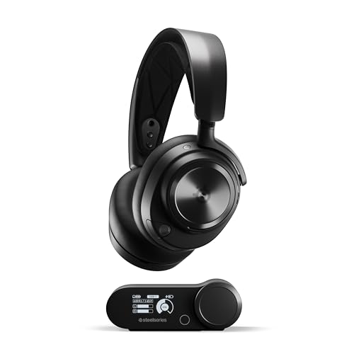 SteelSeries Arctis Nova Pro Wireless - Multi-System Gaming-Headset – Hi-Fi-Treiber – Active Noise Cancellation – Infinity Power System – PC, PS5, PS4, Switch 2, Smartphone von SteelSeries