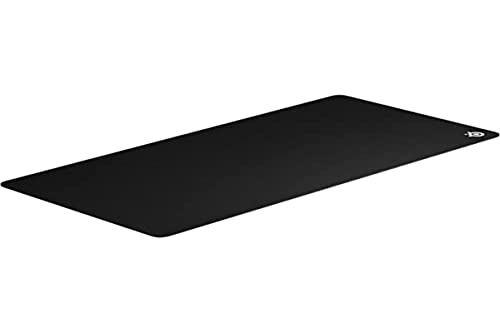 SteelSeries QcK 3XL - Gaming-Oberfläche - Optimiert für Kapillarproben - Maximale Kontrolle - Schwarz (1220mm x 590mm x 3mm) von SteelSeries