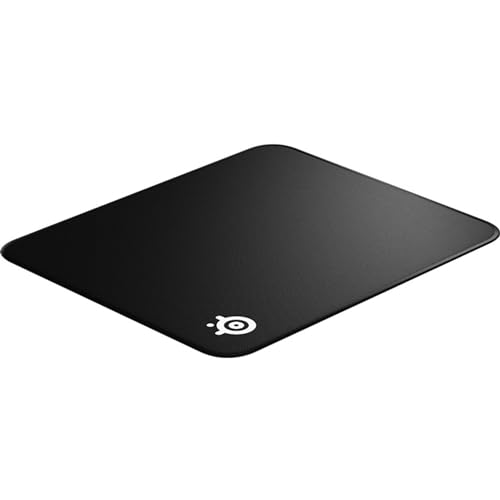 SteelSeries QcK Edge L - Gaming-Mauspad – abgenähter Rand zur Verhinderung der Abnutzung – optimiert für Gamingsensoren – Größe L - Schwarz (450mm x 400 x 2mm) von SteelSeries