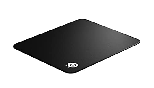 SteelSeries QcK Edge L - Gaming-Mauspad – abgenähter Rand zur Verhinderung der Abnutzung – optimiert für Gamingsensoren – Größe L - Schwarz (450mm x 400 x 2mm) von SteelSeries