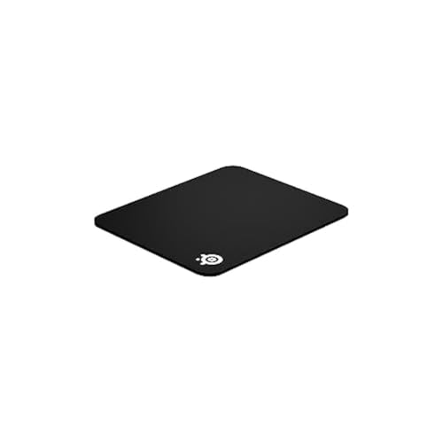 SteelSeries QcK Gaming Surface - Mitteldickes Tuch - Mauspad aller Zeiten - Peak Tracking und Stabilität - Schwarz von SteelSeries