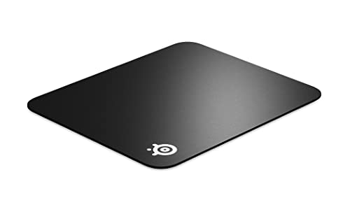 SteelSeries QcK Hard - Gaming Mauspad - verbesserte Oberflächentextur - Mittelgroße - Schwarz (320mm x 270mm x 6mm) von SteelSeries