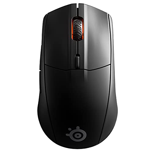 SteelSeries Rival 3 Wireless - Wireless Gaming-Maus - Über 400 Stunden Akkulaufzeit - Dual Wireless 2.4 GHz und Bluetooth 5.0 - 60 Millionen Klicks, Schwarz von SteelSeries