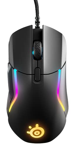SteelSeries Rival 5 - Gaming-Maus - TrueMove Air Optische Sensor mit 18CPI - 9 programmierbare Tasten - Federleichte 85 Gramm, Schwarz SteelSeries Rival 5 - Gaming-Maus - TrueMove Air Optische Sensor mit 18CPI - 9 programmierbare Tasten - Federleichte 85 Gramm, Schwarz von SteelSeries