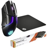 Steelseries Rival 650 Wireless, Qck Large Bundle Ergonomische Gaming-Maus Kabellos Optisch Schwarz 7 von SteelSeries