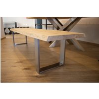 Bankgestell Edelstahl Tu 80x20-400/380 40/38 cm Bankuntergestell Bankkufen Kufengestell Sitzbank Bank | 1 Paar Bankgestell Edelstahl Tu 80x20-400/380 40/38 cm Bankuntergestell Bankkufen Kufengestell Sitzbank Bank | 1 Paar von SteelSolutionsDE