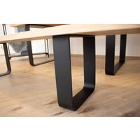 Bankgestell Stahl Tgf 100x10 Sms-440/380 Schwarz Bankuntergestell Bankkufen Kufengestell Sitzbank Bank | 1 Paar Bankgestell Stahl Tgf 100x10 Sms-440/380 Schwarz Bankuntergestell Bankkufen Kufengestell Sitzbank Bank | 1 Paar von SteelSolutionsDE