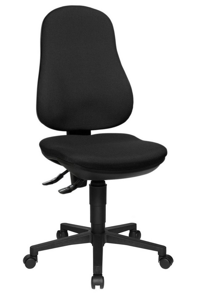 Steelboxx Drehstuhl Bürodrehstuhl Bandscheiben Schreibtischstuhl Drehstuhl Bürostuhl (1), Sitz- und Rückenflächen sind ergonomisch geformt von Steelboxx