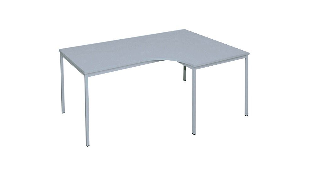 Steelboxx Eckschreibtisch Freiformtisch, Winkel rechts, 750 x 1800 x 800/1200 x 800 mm (Komplett Set, 1-St), Qualität und Sicherheit von Steelboxx