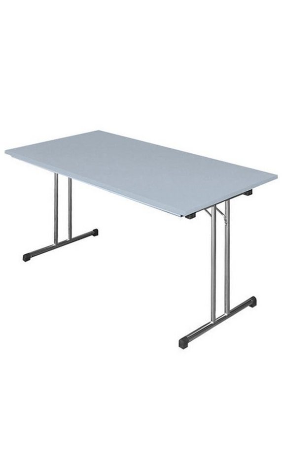 Steelboxx Klapptisch Besprechungstisch Schreibtisch 140 x 70cm sehr robust (Komplett-Set, 1-St), komplett montiert - Nur noch aufklappen und fertig von Steelboxx