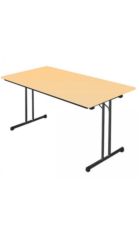 Steelboxx Klapptisch Klapptisch - 750 x 1400 x 700 mm Besprechungstisch Schreibtisch (1-St), Klappbar von Steelboxx