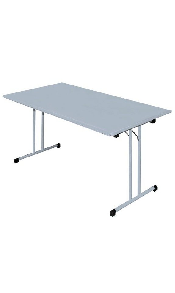 Steelboxx Klapptisch Klapptisch Besprechungstisch Konferenztisch Schreibtisch 120 x 80 cm (Komplett-Set, 1-St), Maße: H 750 x B 1200 x T 800 mm, stapelbar von Steelboxx