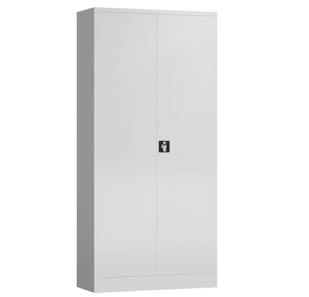 Steelboxx Mehrzweckschrank Aktenschrank 195x92x60cm Metallschrank Mehrzweckschrank (1-St) Komplett montiert, keine Montage notwendig von Steelboxx