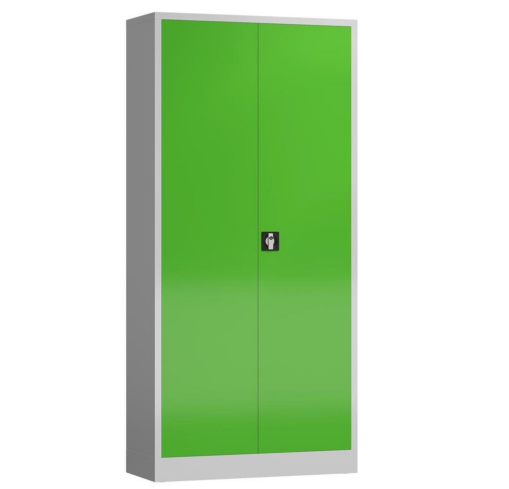 Steelboxx Mehrzweckschrank Aktenschrank Metallschrank abschließbar 4 Fachböden 194,5x92x42cm (1-St) Komplett montiert und verschweißt, keine Montage erforderlich von Steelboxx