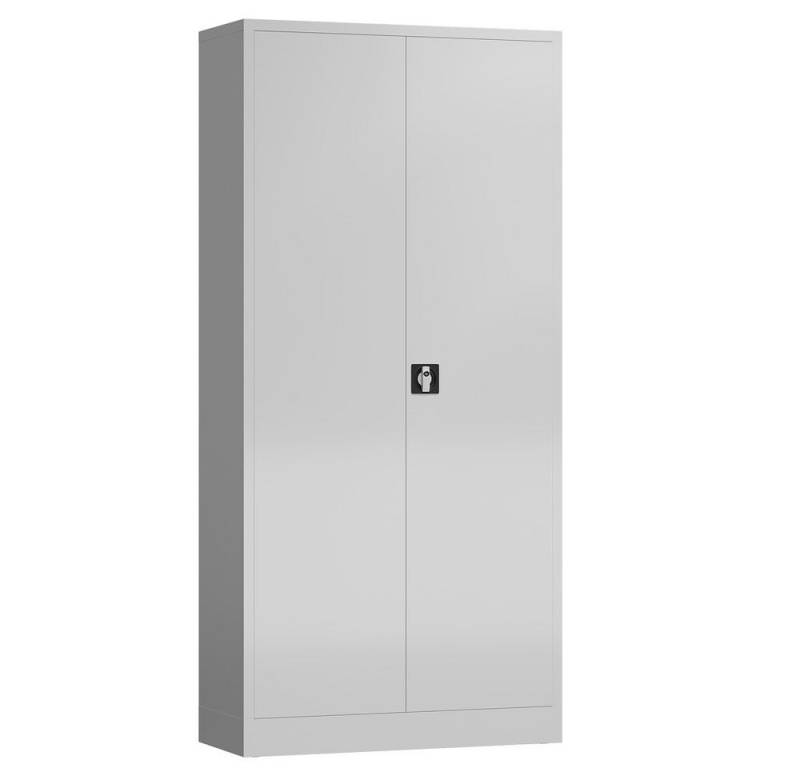 Steelboxx Mehrzweckschrank Aktenschrank Metallschrank mit 2 Türen 4 Fachböden 1945 x 920 x 420 mm (1-St) Komplett montiert und verschweißt, keine Montage erforderlich von Steelboxx
