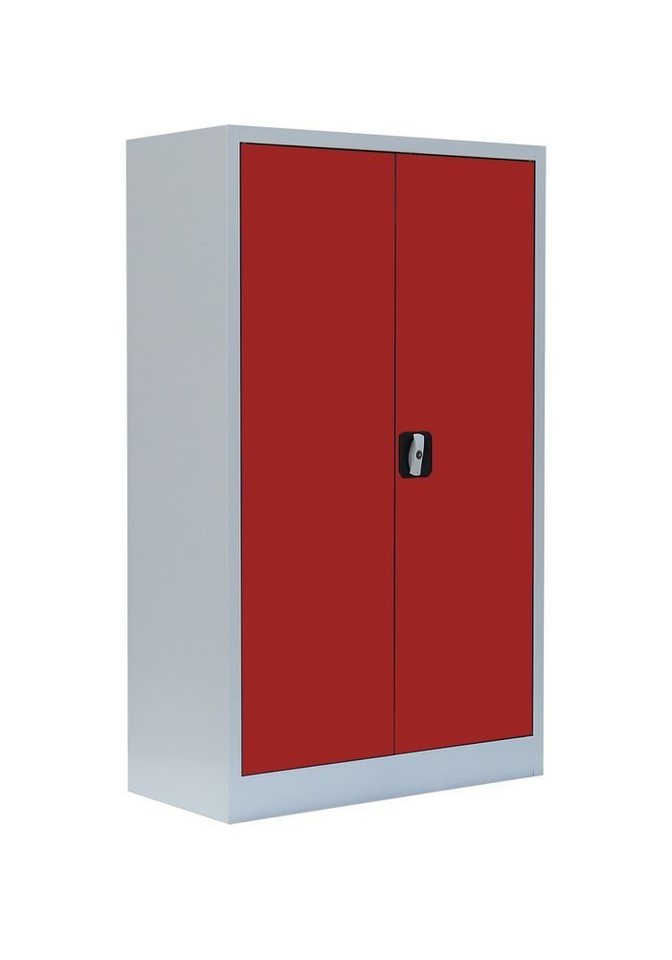 Steelboxx Mehrzweckschrank Aktenschrank Metallschrank abschließbar Büroschrank 120x80x38cm (1-St) Mehrzweckschrank abschließbar von Steelboxx