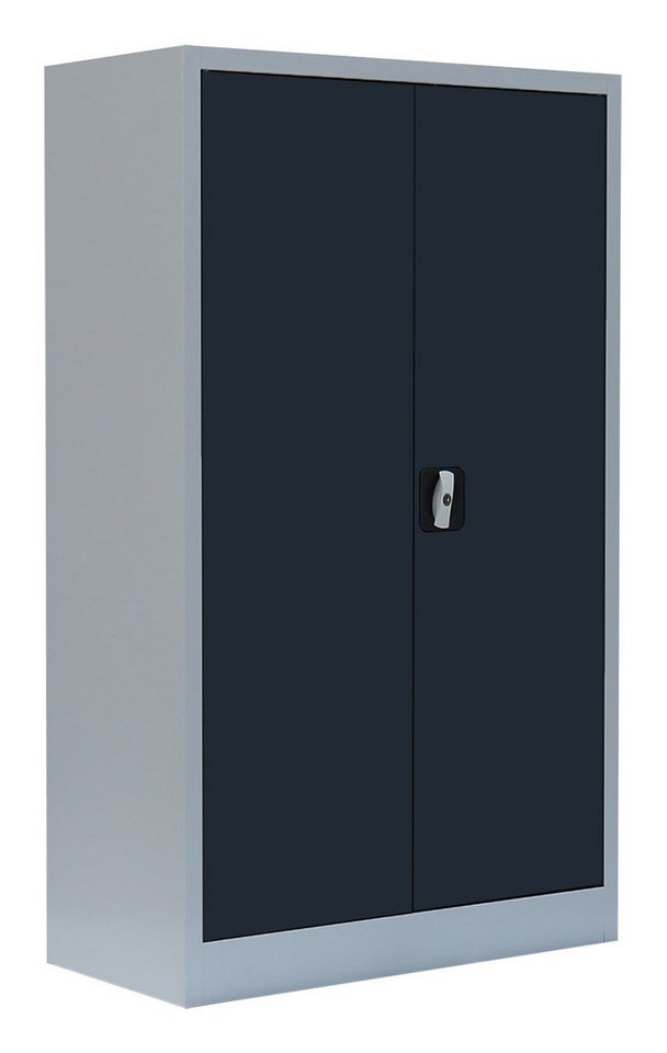 Steelboxx Mehrzweckschrank Aktenschrank Metallschrank abschließbar Büroschrank 120x80x38cm (1-St) Mehrzweckschrank abschließbar von Steelboxx