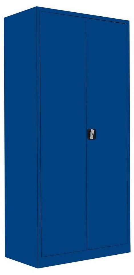 Steelboxx Mehrzweckschrank Aktenschrank Metallschrank abschließbar Büroschrank 195x92,5x42,2cm (1-St) Komplett montiert, keine Montage notwendig von Steelboxx