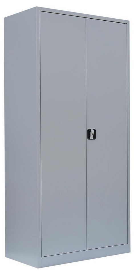 Steelboxx Mehrzweckschrank Aktenschrank Metallschrank abschließbar Büroschrank 195x92,5x50cm (1-St) Komplett montiert, keine Montage notwendig von Steelboxx