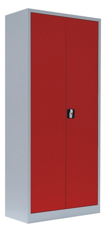 Steelboxx Mehrzweckschrank Lüllmann® Flügeltürenschrank, 4,5 OH, 1800 x 800 x 383 mm (1-St) Komplett montiert und verschweißt, keine Montage erforderlich von Steelboxx