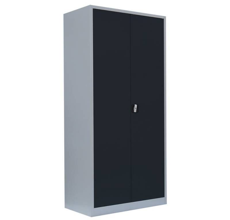 Steelboxx Mehrzweckschrank Metallschrank abschließbar Aktenschrank Büroschrank 195x92,5x60cm (1-St) Mehrzweckschrank abschließbar von Steelboxx