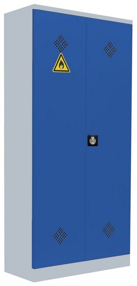 Steelboxx Mehrzweckschrank Umweltschrank, 2 Türen, 4 Wannenböden, 1950 x 916 (1-St) Komplett verschweißt und montiert - keine Montage erforderlich von Steelboxx