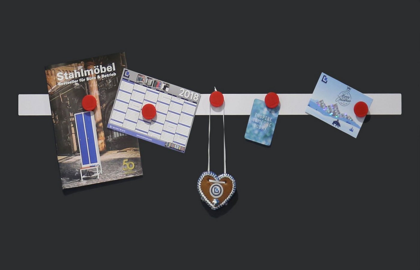 Steelboxx Memoboard STARKE 100cm MAGNETLEISTE MAGNETBAND Magnethaft Wandleiste selbstklebe, (1 Meter Magnetleiste) Steelboxx Memoboard STARKE 100cm MAGNETLEISTE MAGNETBAND Magnethaft Wandleiste selbstklebe, (1 Meter Magnetleiste) von Steelboxx