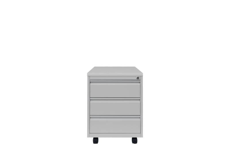Steelboxx Rollcontainer Büro Rollcontainer - 3 Schubladen - 620 x 460 x 590 mm Bürocontainer, Stahl, komplett montiert und verschweißt von Steelboxx