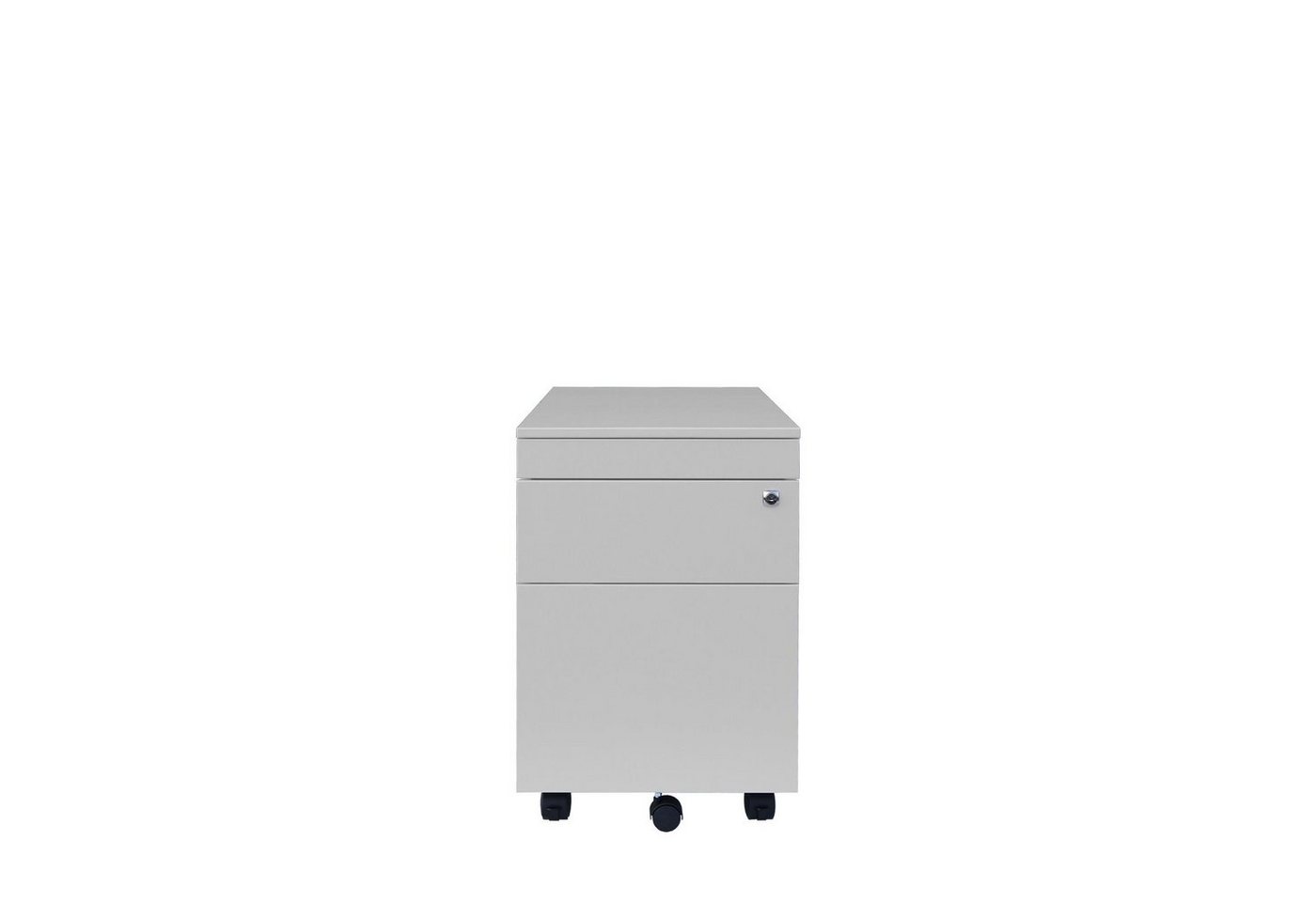 Steelboxx Rollcontainer Bürocontainer mit Hängeregistratur für DIN A4 Mappen 62x40x59cm, (1 St), Komplett verschweißt und montiert - keine Montage erforderlich von Steelboxx