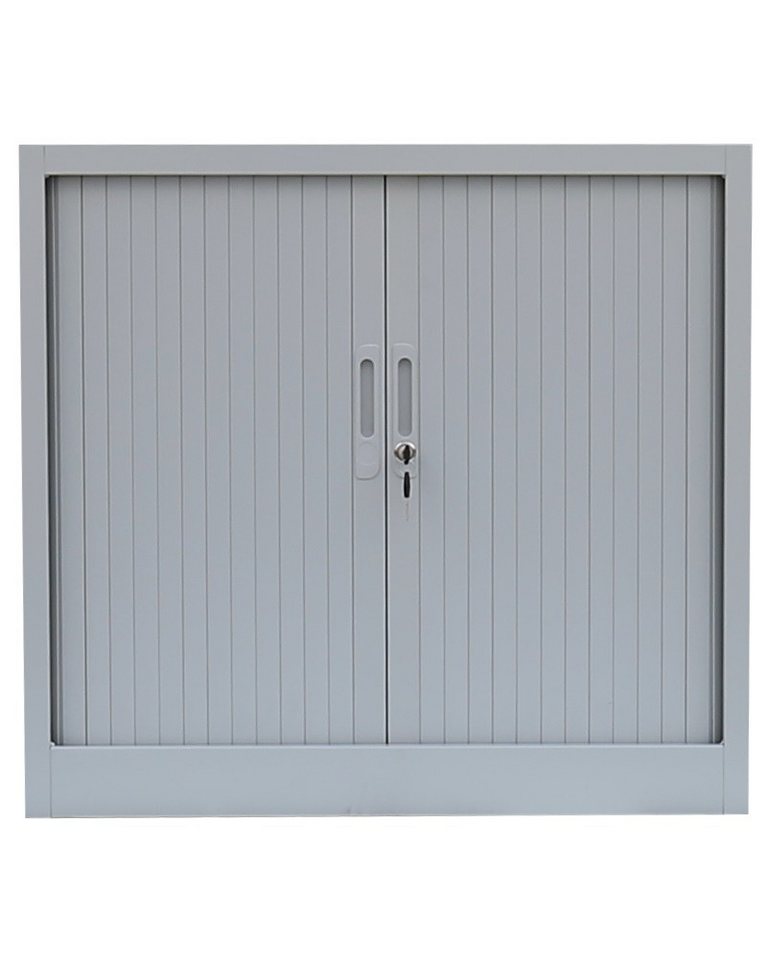 Steelboxx Rollladenschrank Sideboard Stahl Büro Aktenschrank 75x80x46cm von Steelboxx