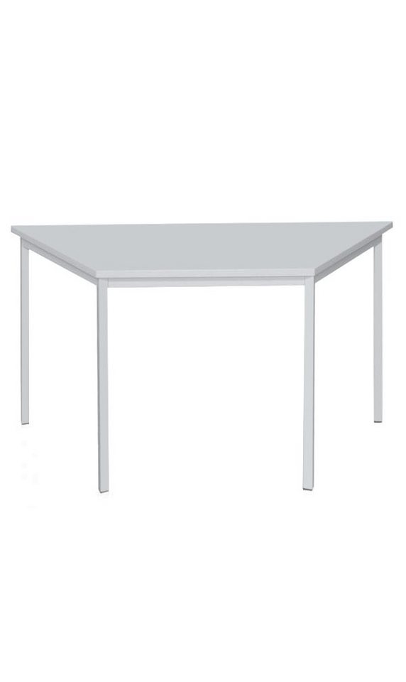 Steelboxx Schreibtisch 140x70cm Trapeztisch Besprechungstisch Konferenztisch (Komplett-Set, 1-St), Maße: 750 x 1400 x 700 mm (HxBxT) von Steelboxx