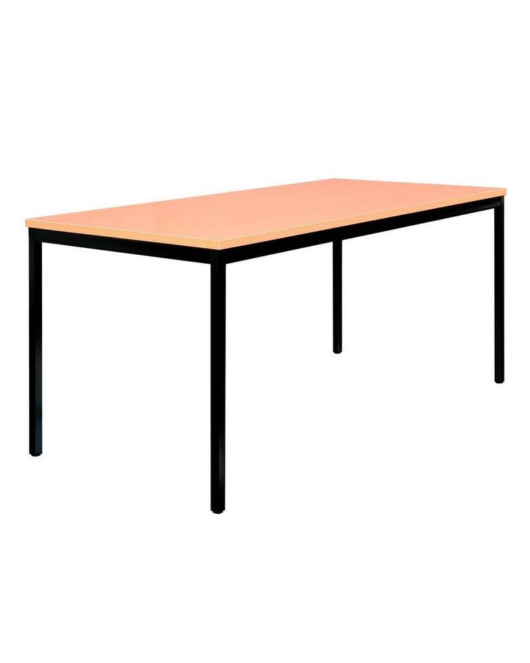 Steelboxx Schreibtisch 200x80cm Profi Besprechungstisch Computertisch Konferenztisch (Komplett-Set, 1-St), Maße: 750 x 2000 x 800 mm (HxBxT) von Steelboxx